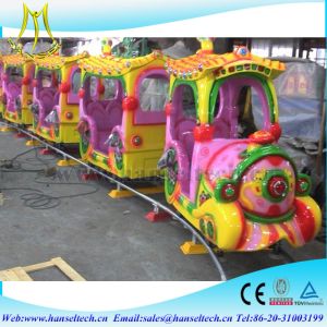 China Hansel hot selling amusement game machine amusement park rides mini train for kids on sale