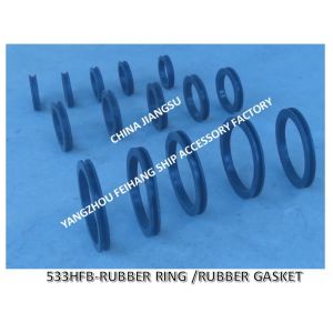 China UBBER RING/RUBBER GASKET FOR BALLAST TANK AIR PIPE HEAD NO.533HFB-350 NO.533HFB-300-RUBBER RING/RUBBER GASKET FOR FUEL T on sale