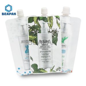 China Food Grade Reusable Custom Spout Pouches Liquid Stand Up Pouch With Spout on sale