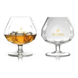 Customized Promotional Drinking Glasses 450ml Transparent Crystal