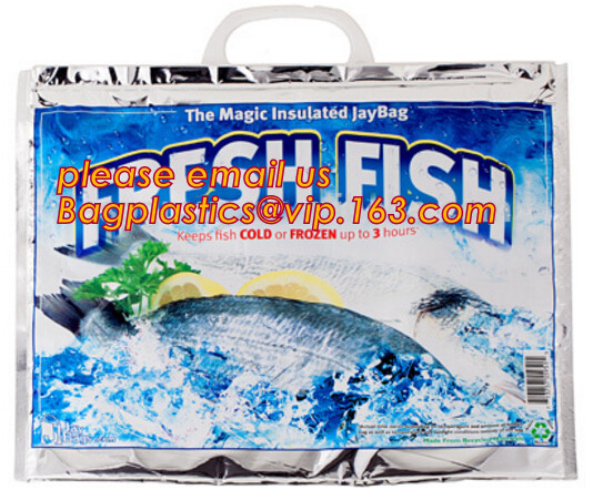 Quality The Strapping insulated jay bag,thermal disposable insulated food bags Insulated Aluminum Foil Box Liners / Cold storage Dis wholesale