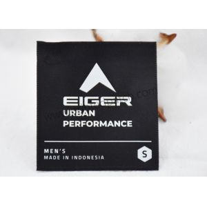 Workwear 0.3mm Silicone Tags Screen Printed Patches On Ribbon Tape