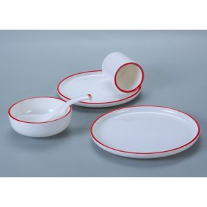 Unbreakable 4pc Food Grade 100% Melamine Dinnerware Set