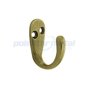Custom Polished Brass Door Hardware Sets 1-13/16" Single Robe Hook