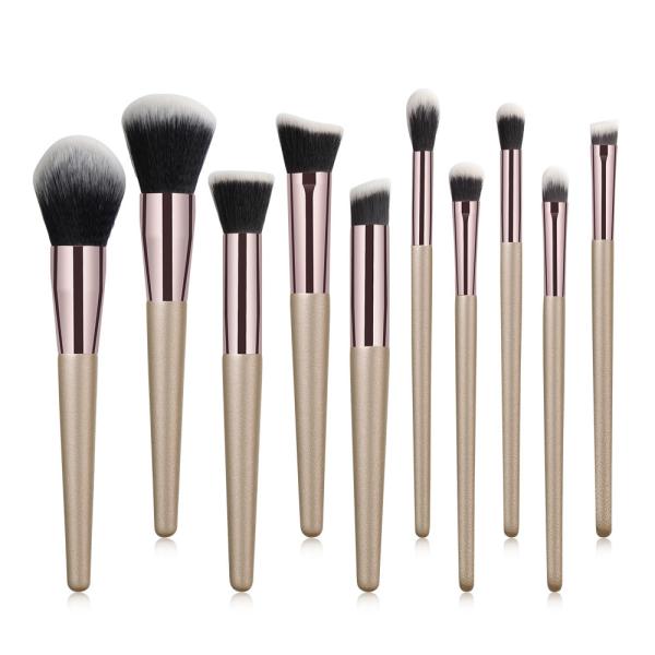 Wholesale Many Kinds of Make Up Brushes Ten Pieces One Bag for Women Make Up