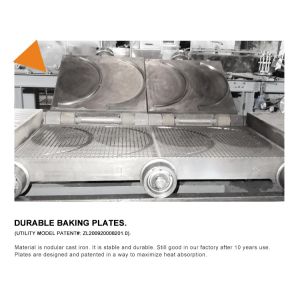 107 Plates Sugar Cone Making Machine Ice Cream Waffle Cone Baker Maker