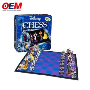 Customized PVC Plastic Character Chess Set OEM Figurines Chess Board Set Make