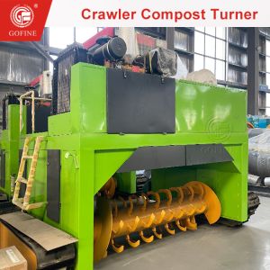 Industry Windrow Compost Turner Organic Fertilizer Composting Machine