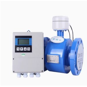 Cheap High Accuracy Versatile Electromagnetic Flow Sensor Mag Flow Transmitter For Strong Acids DN80 for sale