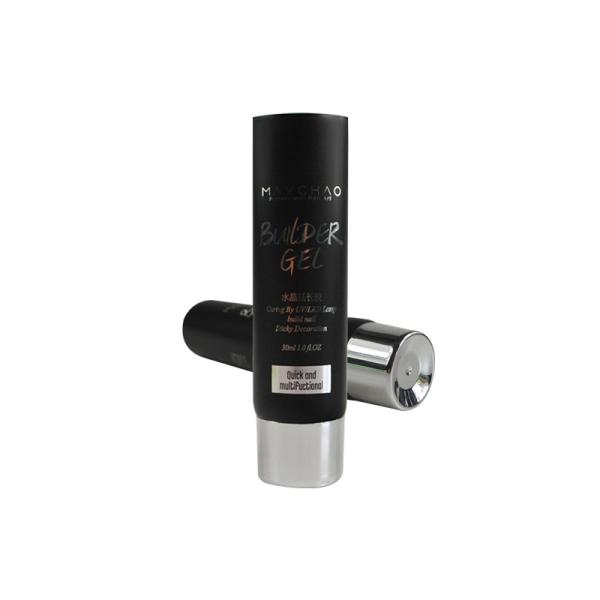 Quality Custom Transparent full plastic 50g hand lotion tube / empty cosmetic plastic clear tube for hand cream wholesale