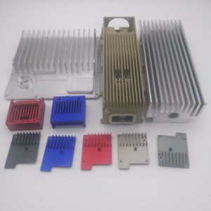 High Quality CNC Extruded Enclosure Led Lamp Copper Pin Fin Stacked Aluminum