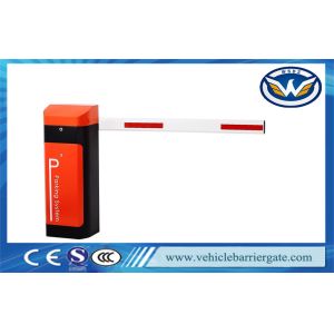 Smart Parking Barrier Gate System Inverter AC Motor Aluminium Alloy Arm Material
