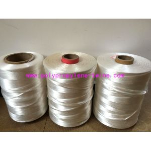 100% Virgin Polypropylene Fillers , High Strength Split Yarn White Color