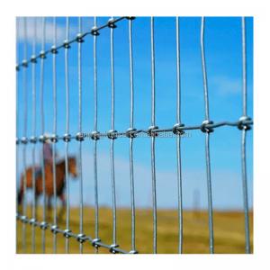 Cheap Galvanized Metal Frame Horse Style Pasture Fixed Knot Animal Pasture Horse Ranch Fencing for sale