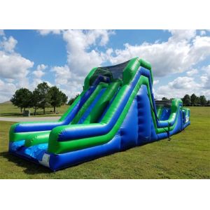 PVC Commercial Giant Inflatable Obstacle Course / Adult Inflatable Slide