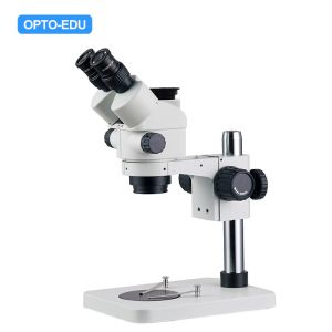 China A23.3645N OPTO-EDU Stereo Optical Microscope 0.7~4.5x Trinocular 1/6.5 on sale