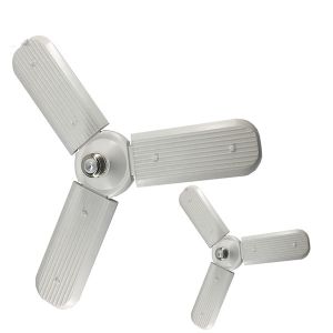 95lm/W Deformable Foldable LED Light Bulb , Collapsible 3 Leaf LED Light