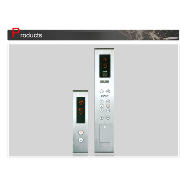 Standard Elevator Cop Lop Button Panel With Flanging Process for Lift Spare