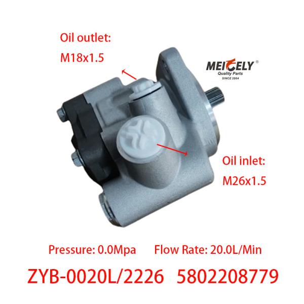 Stock Weichai Engine Steering Pumps 5802208779 For SAIC Hongyan