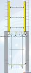 Internal Platform Climbing Formwork System Telescopic Length Shaft With Gravity