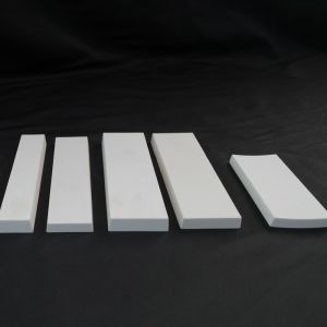 Cheap High Thermal Shock Resistance Alumina Ceramic Tiles with Glossy Surface Finish and 130*50*15mm Size for sale