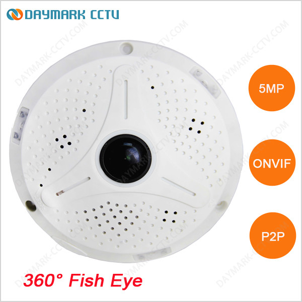 Quality 128g sd card storage 360 degree surveillance IR 5mp ip camera wholesale