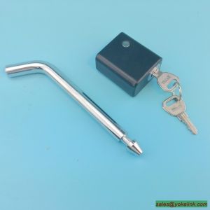 Security Steel 5/8" Hitch Pin Lock - Bent Pin Style Trailer Locking with 2 keys