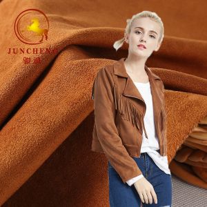 China China factory wholesale suede fabric for winter coat on sale