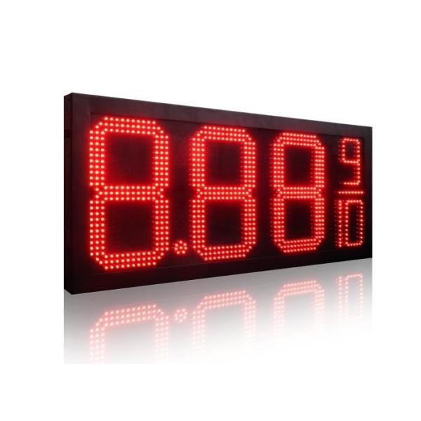 Quality Hitechled high brightness  8" to 24" LED Gas Price Sign, LED digits Sign, Senal LED para el precio del combustible wholesale