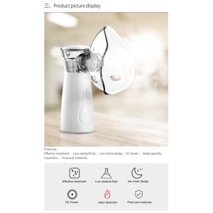Adult Children Ultrasonic Portable Nebulizer Inhalator 10ml 108kHz