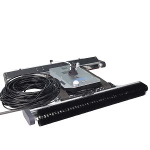Automatic Solar Panel Cleaning Solution with Pressure Nozzles and Rolling Brush