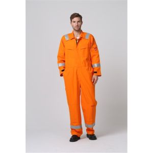 Brass Zips Fr Flame Resistant Apparel , EN11611 Heat Resistant Overalls