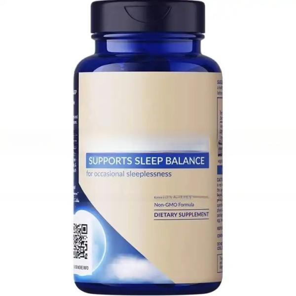 Sleep supplement melatonin capsules advanced sleep support containing melatonin