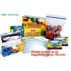 100% virgin LDPE plastic slider zip lock bag with customer printing, zipper bags
