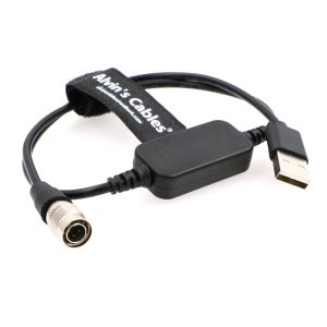 4 Pin Male Hirose To Boost 12V USB Power Cable For Sound Devices 688 633 / Zoom