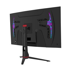 Cheap 1500R Curve Rate 32 Inch Gaming Monitor 3440x1440 With RGB Lighting Height Adjustable for sale