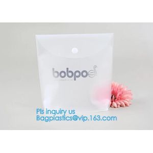 PVC Makeup bag Organiser Black Frosted translucence plastic pvc bag transparent