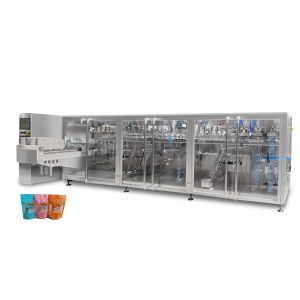 Doypack Zipper Pouch Packing Machine 5.5kw High Speed 70 Bags/Min Packing