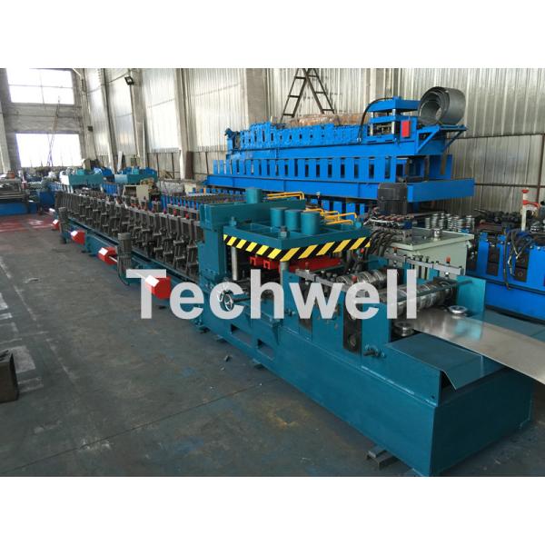 Galvanized / Carbon Steel CZ Shaped Roll Forming Machine For 0-15m/min Forming
