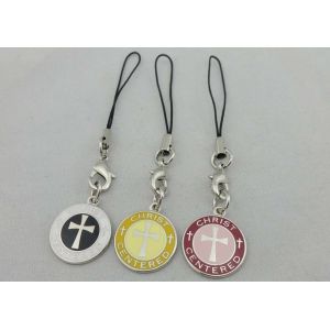 Christ Centered Hard Enamel Pin Lions Club , Brass Nickel Plating With Mobile