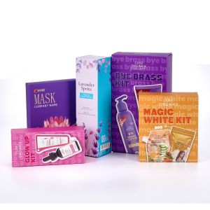 Custom Cosmetic Packaging Box with 4-color Printing and 4c Offset Printing for