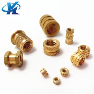 China Round threaded brass insert cnc nuts blind 8mm knurled nut m3 m4 m6 m8 m10 42mm brass thread insert nut on sale