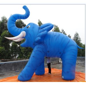Cheap customized giant advertising lighting inflatable elephant balloon for sale