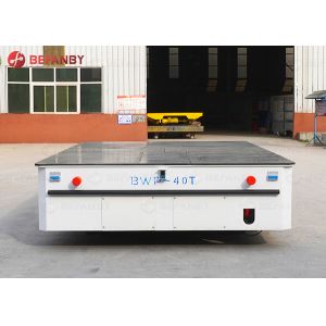 Trackless Flatbed Motorized Battery Transfer Trolley