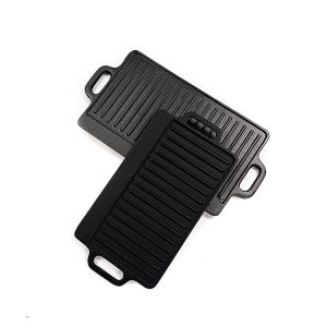 Duoble Sided Rectangle Cast Iron Grill Griddle Flat & Ridge