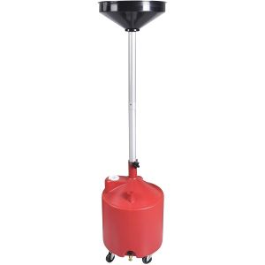 Polyethylene 18 Gallon Fluid Wheels Waste Oil Drainer