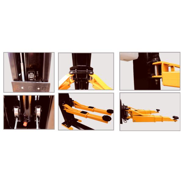 High Grade 2 Post Car Lifts 8 fold Column Two Post Auto Lift 4ton/1800mm