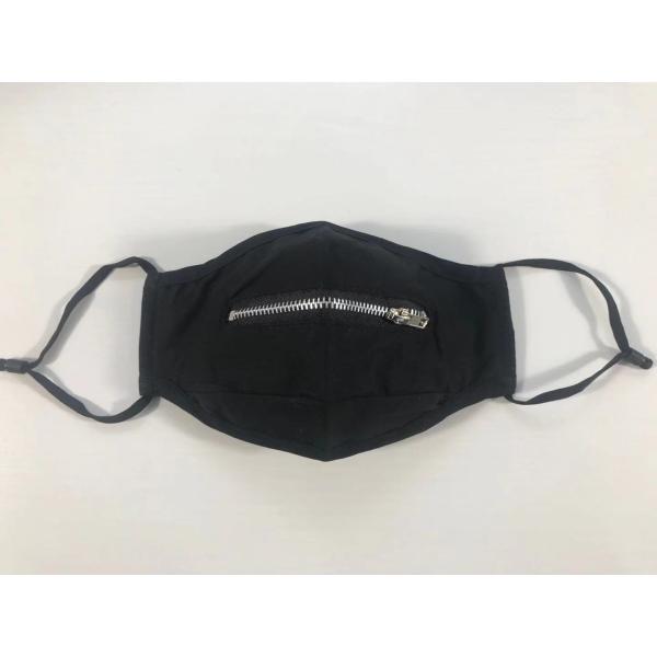 S&J OEM Wholesale Cotton Zipper Maskes Face Mouth Covering Reusable Personalized Breath Maskes with Zipper