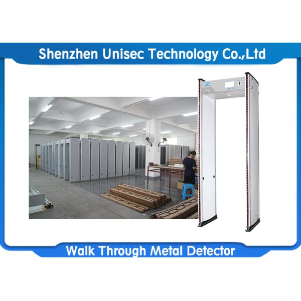 6 - 24 Zones Walk Through Metal Detector For Security Checking UB700