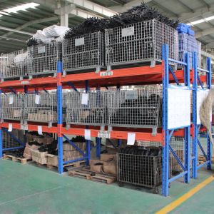 Industrial Storage folding Wire Container Cage Metal Bin For Sale Stackability